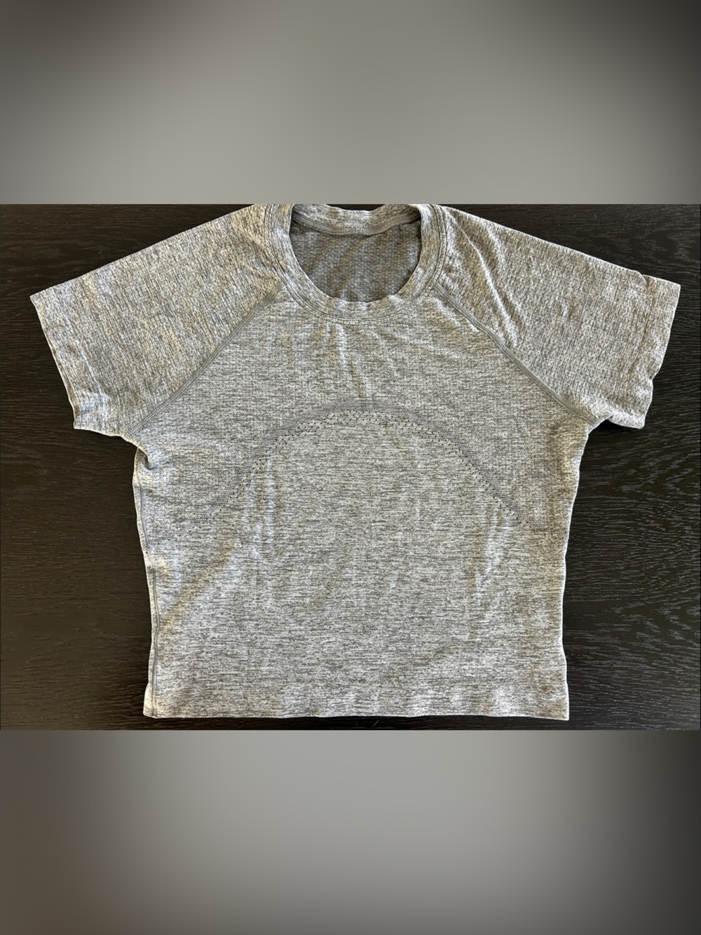 Lululemon Grey Swifty Tech Cropped Short Sleeve shirt 2.0